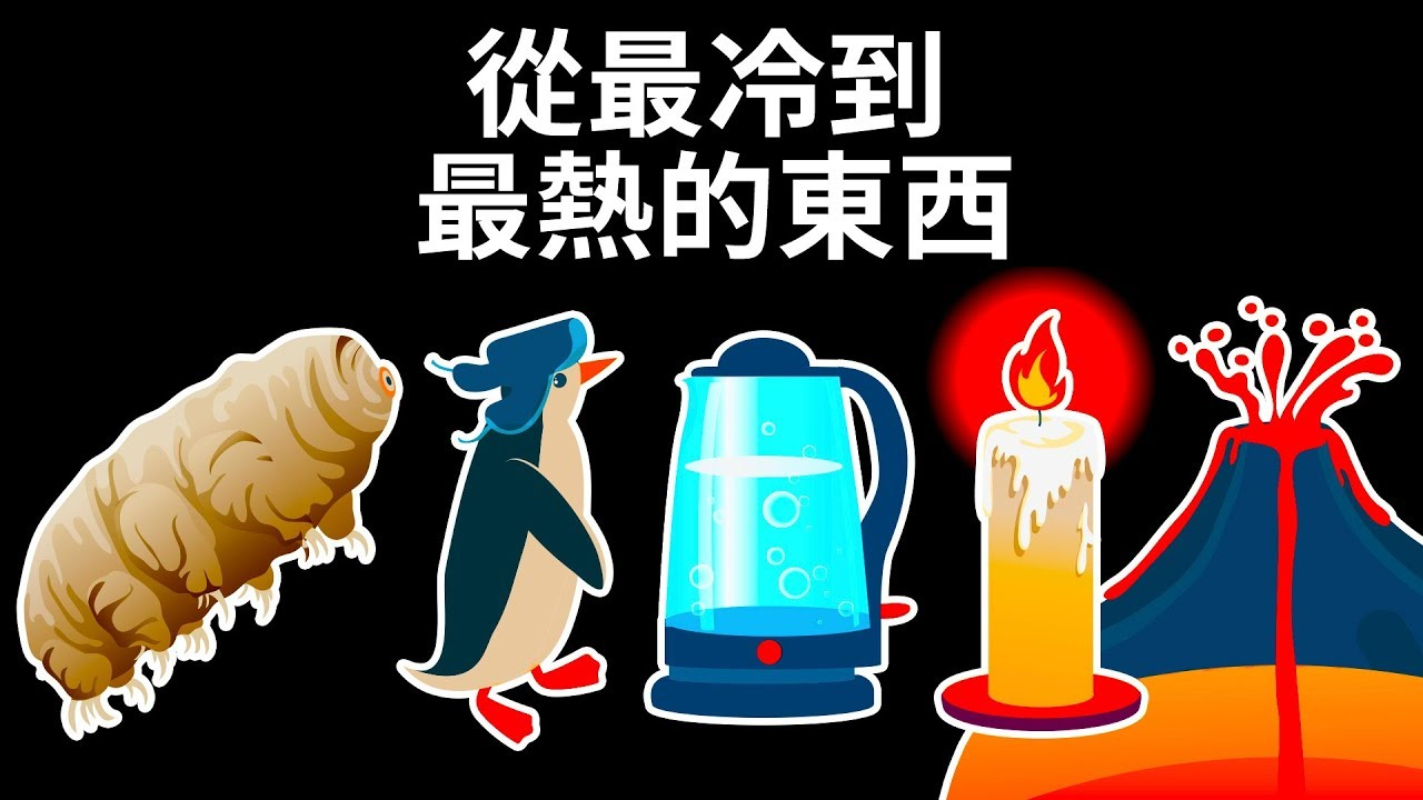 地球上从最冷到最热的东西是什么?